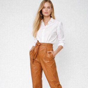 ULLA JOHNSON Navona Pant in Cognac – Size US 10